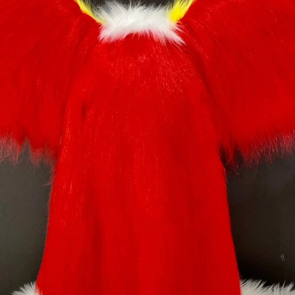 Dino Furry Mask/Fursuit Head with Nub Tail, styrofoam head and stand